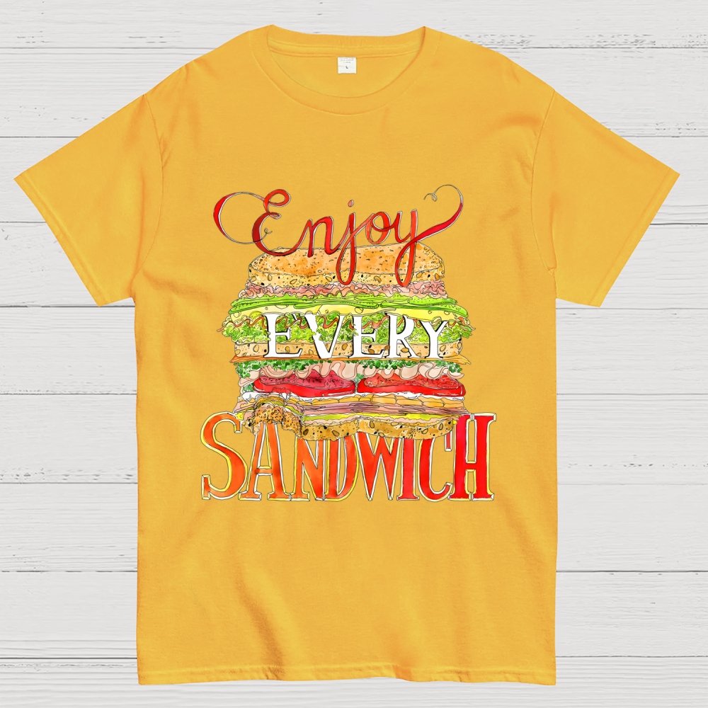 Enjoy Every Sandwich Geek T-Shirt