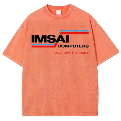 IMSAI Computers Vintage Distressed T-shirt