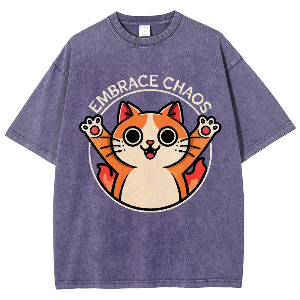Embrace Chaos Vintage Distressed T-shirt