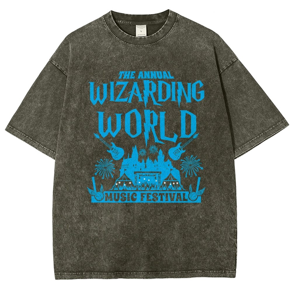 Wizards & Witches Music Festival Vintage Distressed T-shirt