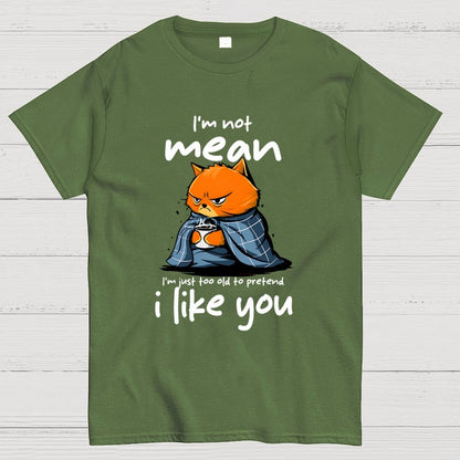 I Am Not Mean Geek T-Shirt