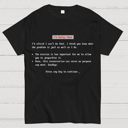 Blue Screen of HAL Geek T-Shirt