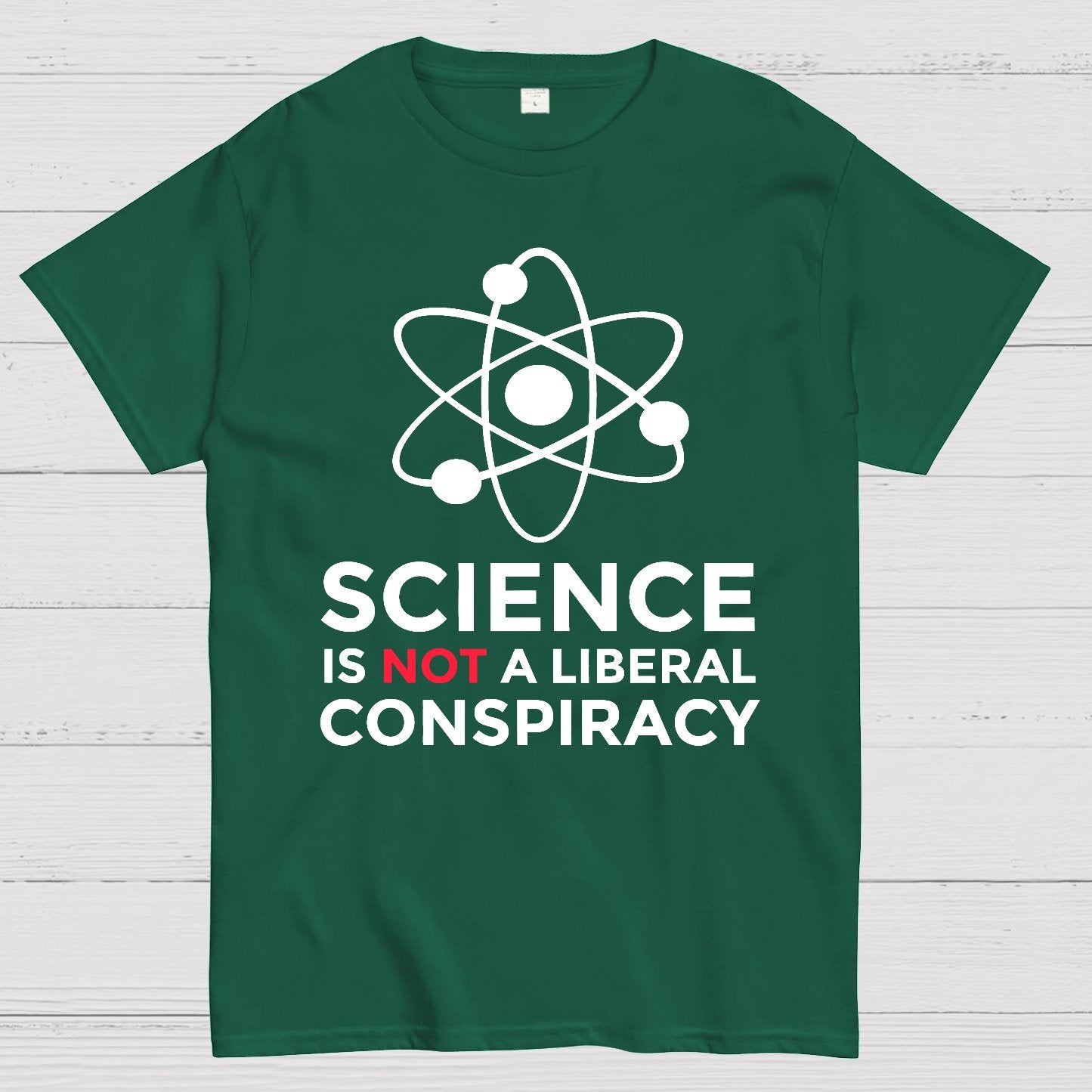 Science Is Not A Liberal Conspiracy Geek T-Shirt