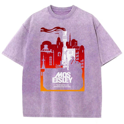 Galactic Streets Vintage Distressed T-shirt