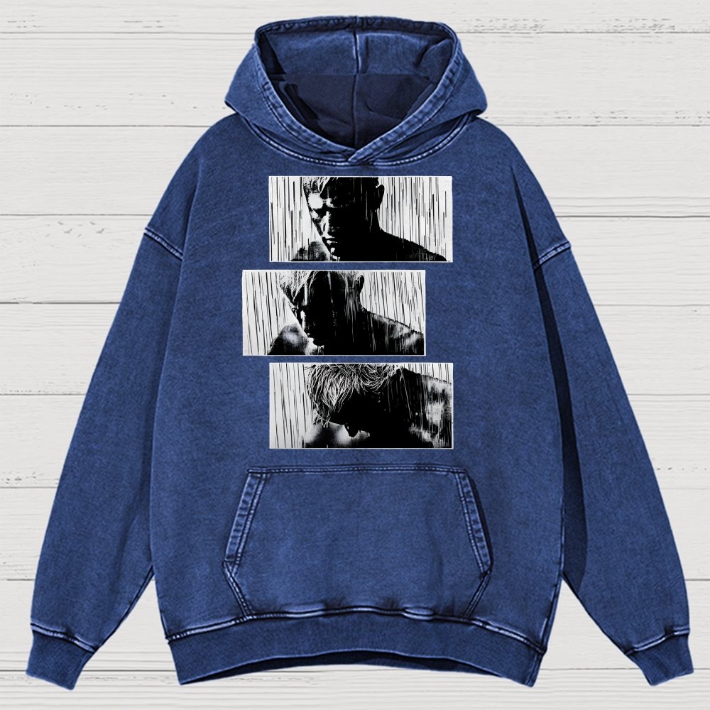 Tears In Rain Vintage Distressed Hoodie