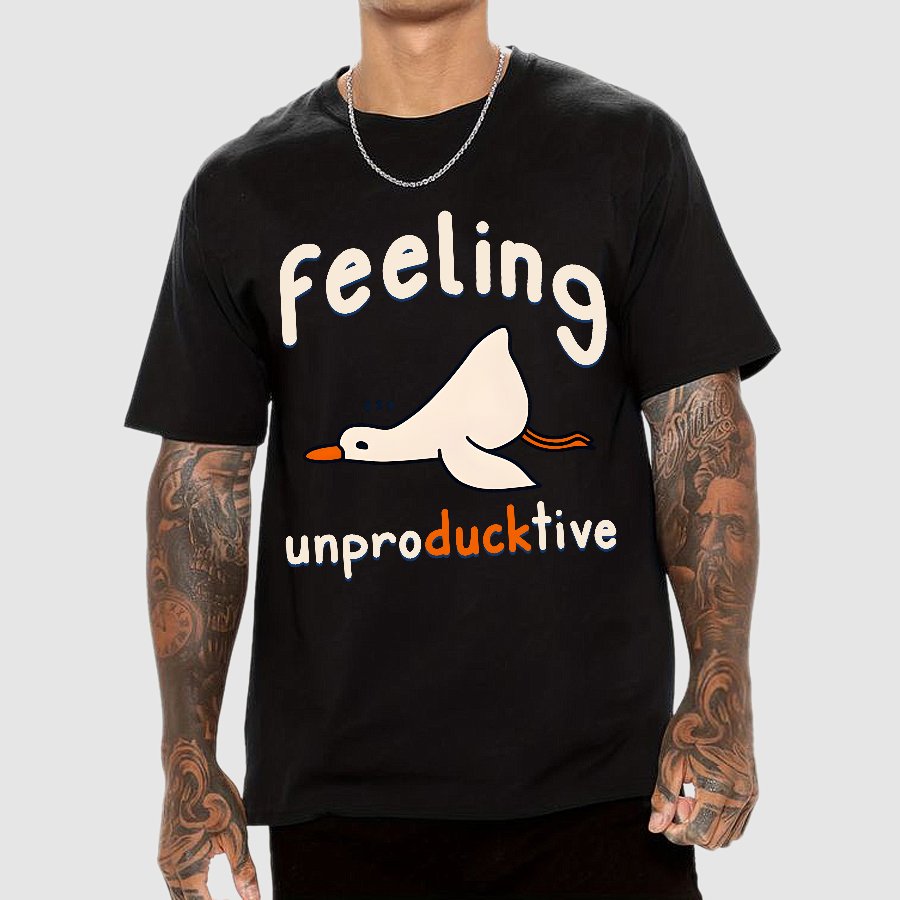 Feeling Unproducktive Geek T-Shirt