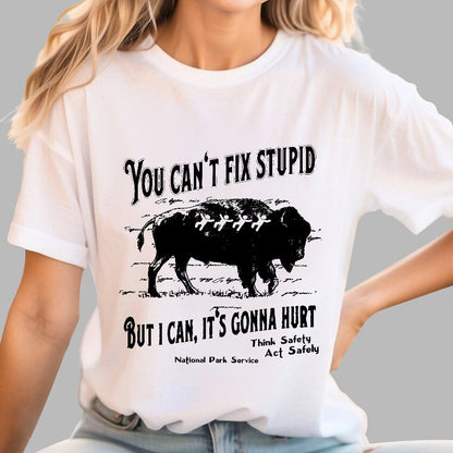 You Cant Fix Stupid Geek T-Shirt