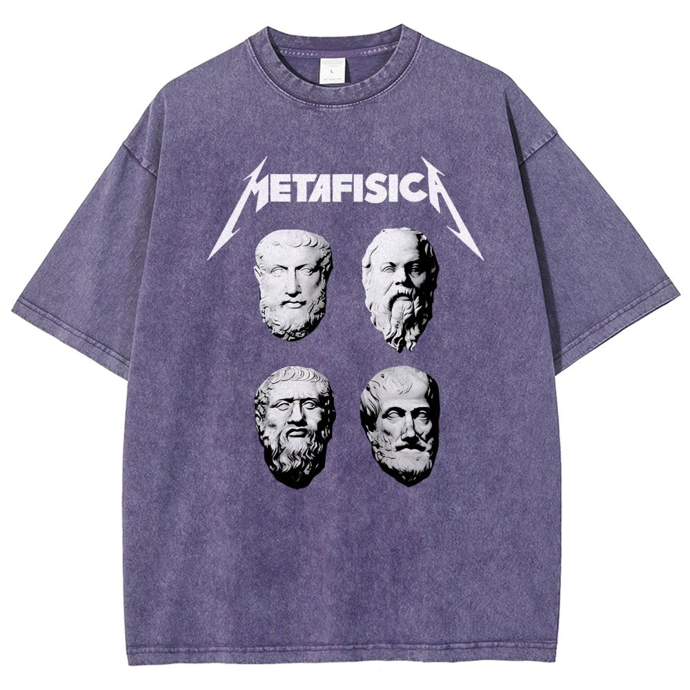 Metafisica Vintage Distressed T-shirt