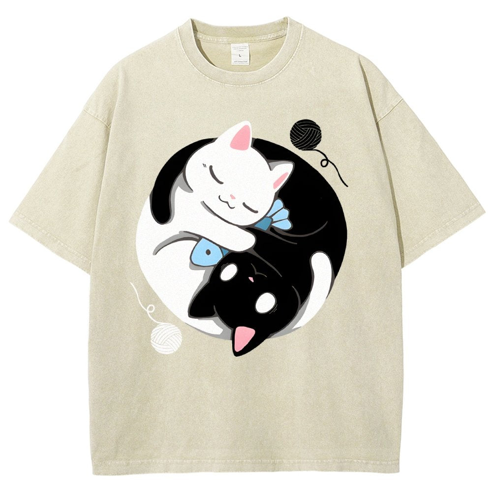 Balance Kittens Vintage Distressed T-shirt