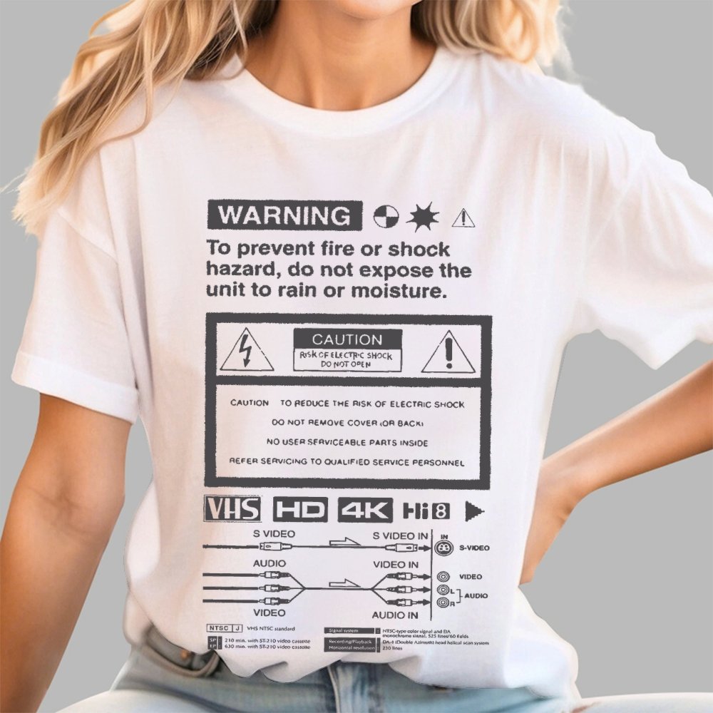 VCR Danger Geek T-Shirt