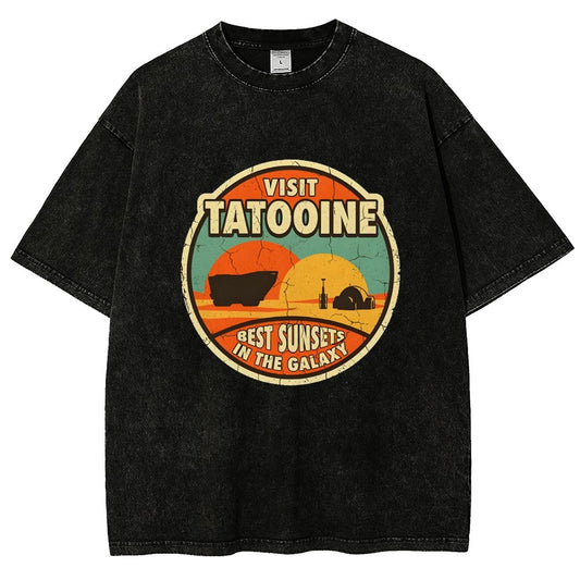 Best Sunsets In The Galaxy Vintage Distressed T-shirt