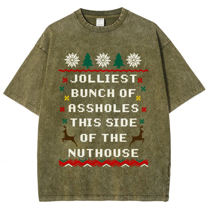 Jolliest Bunch of Assholes This Side of The Nuthouse Vintage Distressed T-shirt