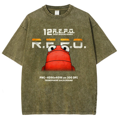 R.E.P.O. Game Funny Meme Vintage Distressed T-shirt