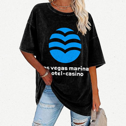 Marina Hotel & Casino - Vintage Las Vegas Vintage Distressed T-shirt