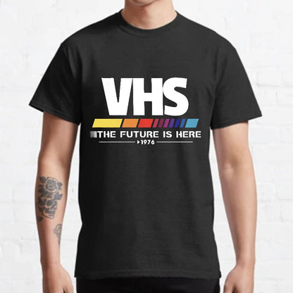 VHS - Video Homepage System The Future is Now Geeky T-Shirt