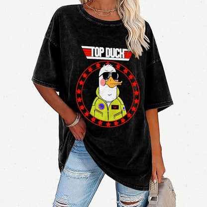 Top Duck Vintage Distressed T-shirt