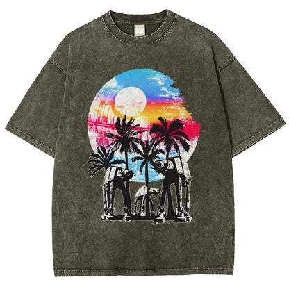 Summer Assault Vintage Distressed T-shirt