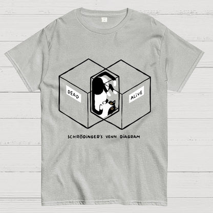Schrodingers Venn Diagram Geek T-Shirt
