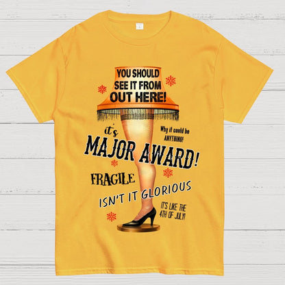 It's a Major Award Leg Lamp Christmas Geek T-Shirt