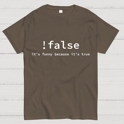 Funny False Programming Coding Geek T-Shirt