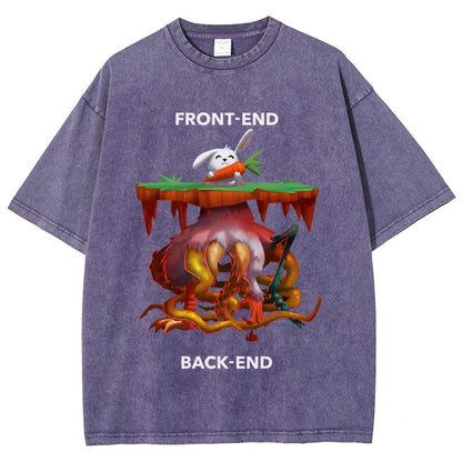Front-End - Back-End Vintage Distressed T-shirt
