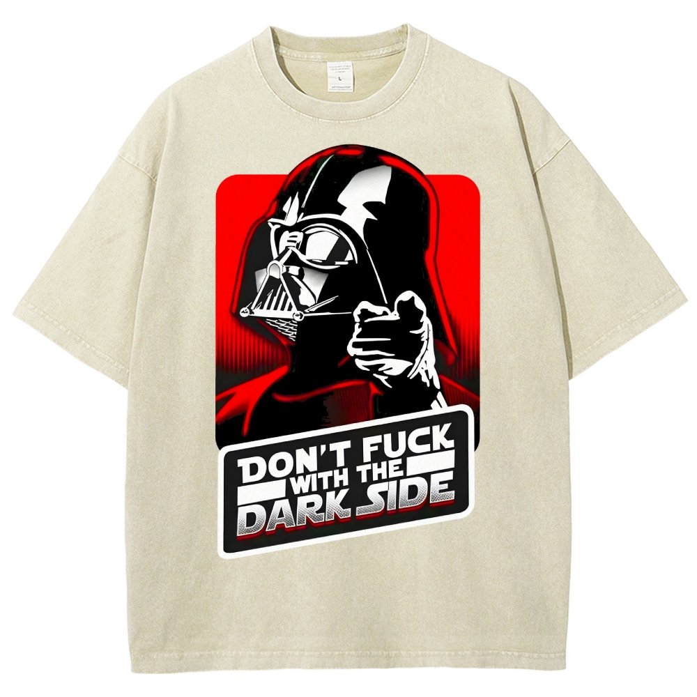 Dark Power Vintage Distressed T-shirt