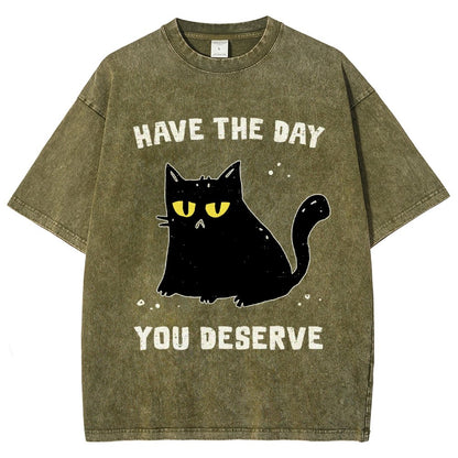 Karma Kitten Vintage Distressed T-shirt