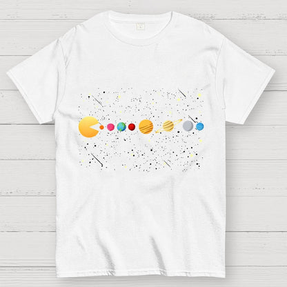 Funny Solar System - Astronauts Space Video Games Geek T-Shirt