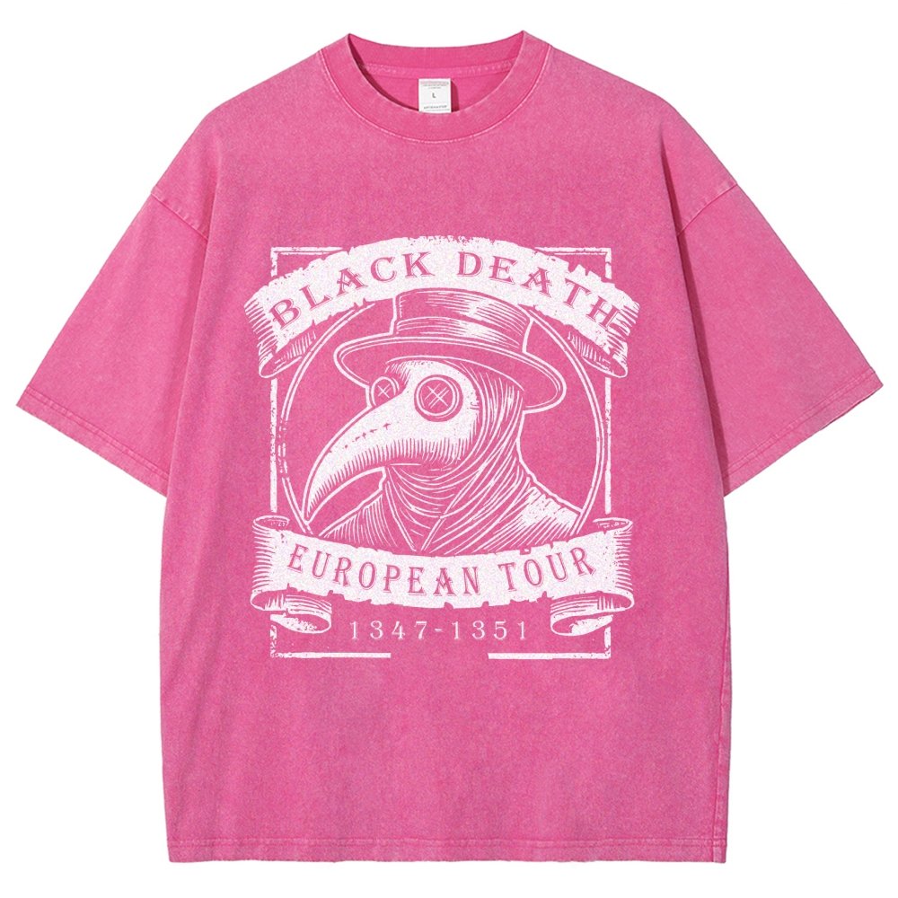 Black Death Tour Vintage Distressed T-shirt
