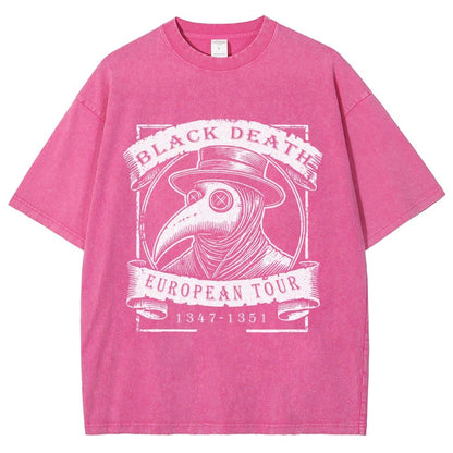 Black Death Tour Vintage Distressed T-shirt