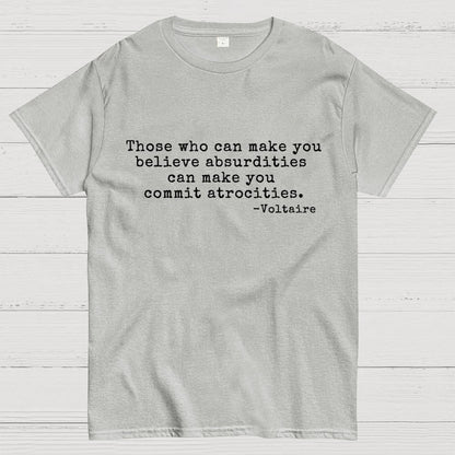 Voltaire Quote Geek T-Shirt
