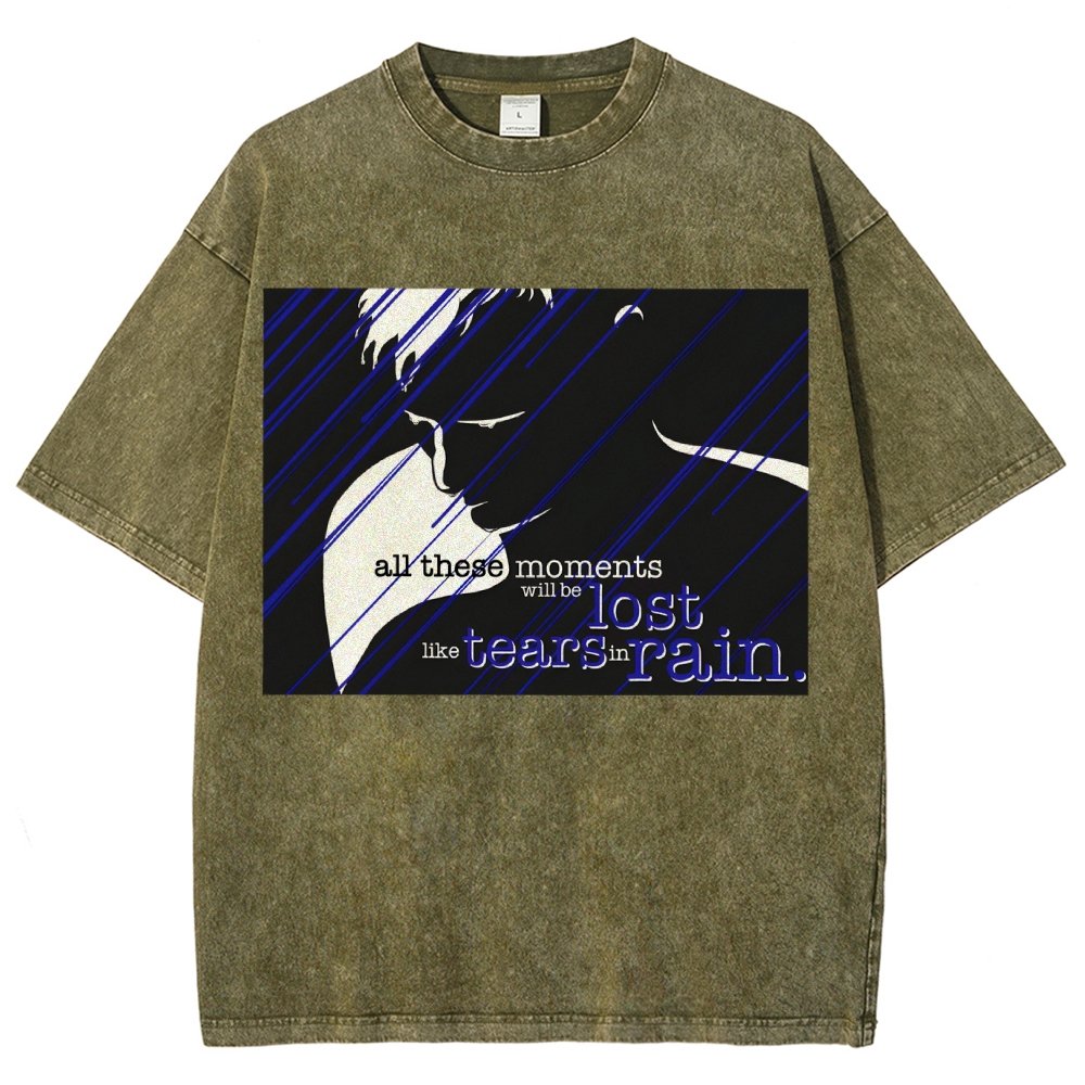 Like... Tears In Rain. Vintage Distressed T-shirt