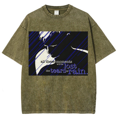 Like... Tears In Rain. Vintage Distressed T-shirt