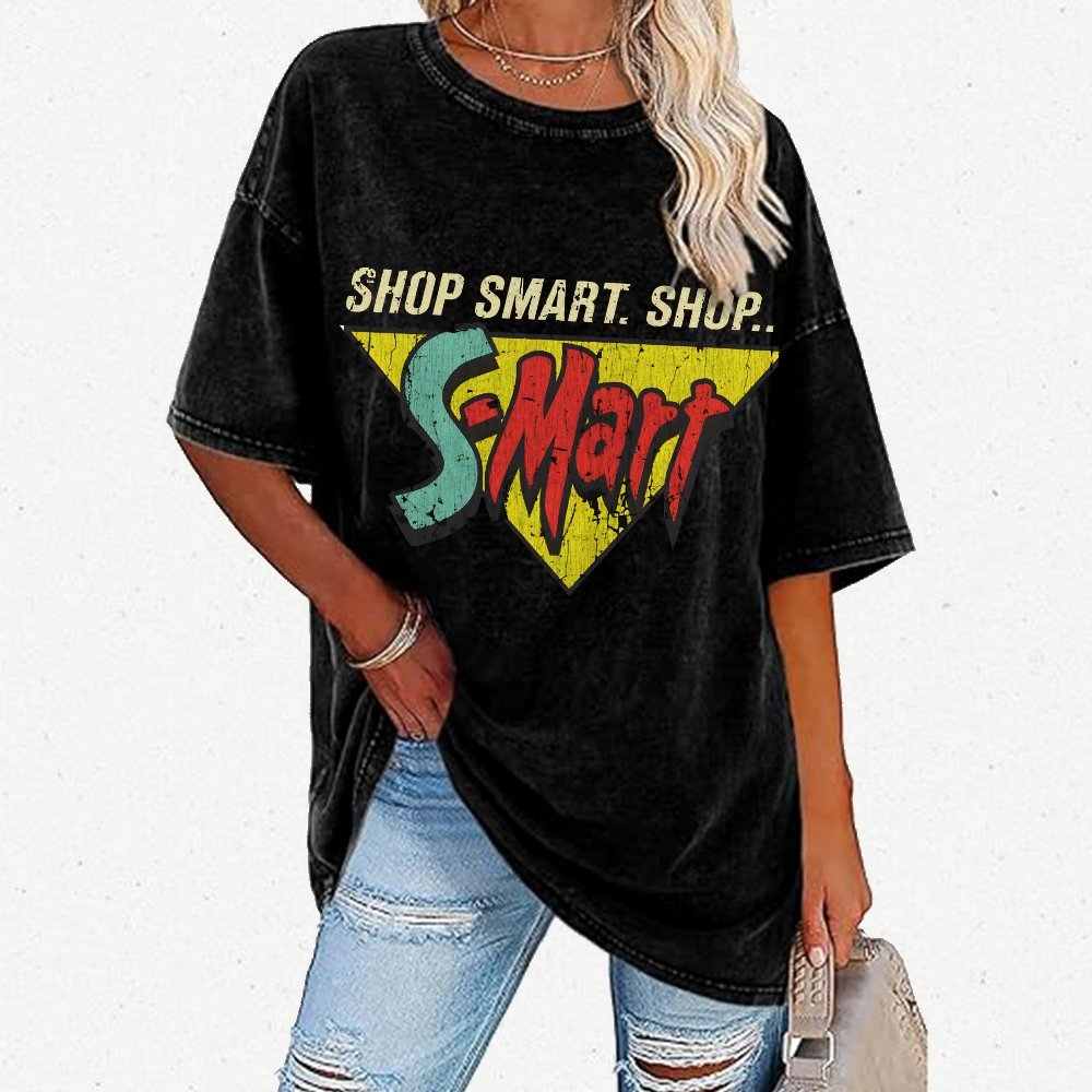 Shop Smart. Shop SmartMart! Vintage Distressed T-shirt