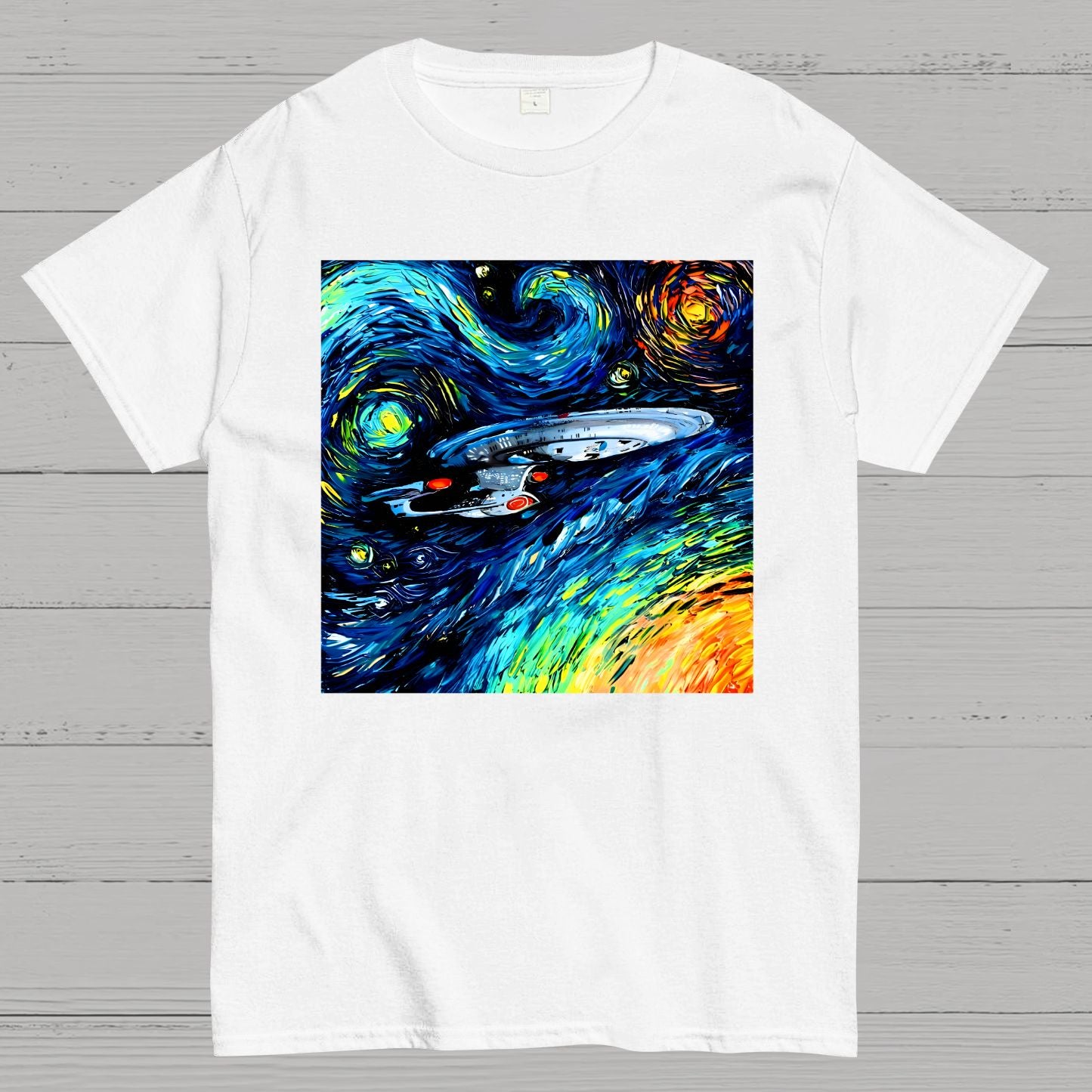 Van Gogh Never Adventurously Went Geek T-Shirt