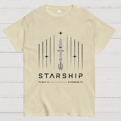 Starship Flight 3 Nerdy T-Shirt