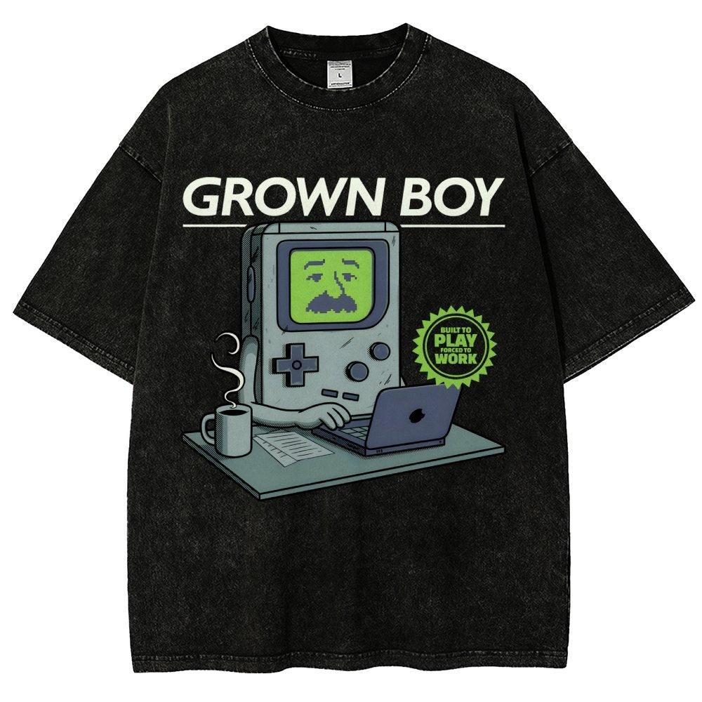 Grown Boy Vintage Distressed T-shirt