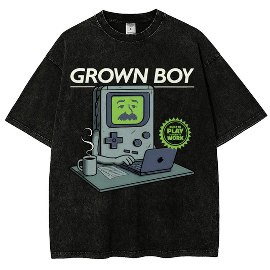 Grown Boy Vintage Distressed T-shirt