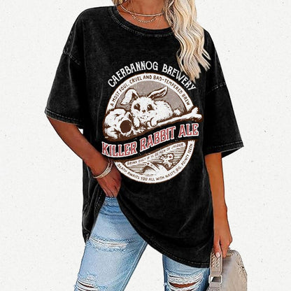 Killer Rabbit Ale Vintage Distressed T-shirt