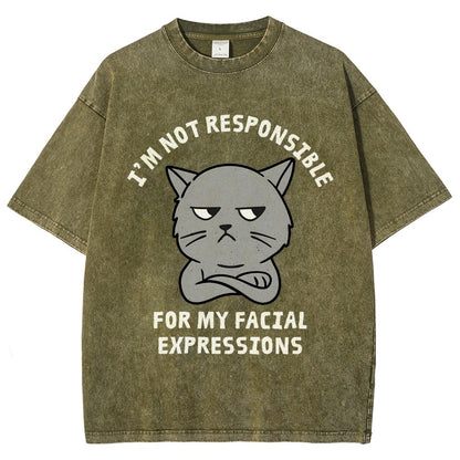 My Facial Expressions Vintage Distressed T-shirt
