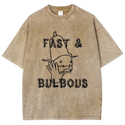 Fast & Bulbous Vintage Distressed T-shirt