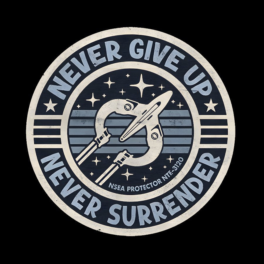 Never Give Up Never Surrender! Geek Cotton Hoodie