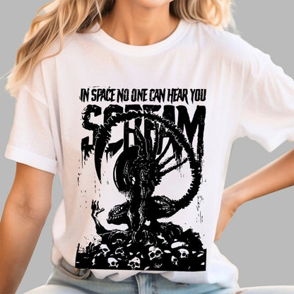 In Space No One Can Hear You Unisex Geek T-Shirt