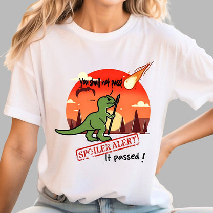 Spoiler alert You shall not proceed! Geek T-Shirt