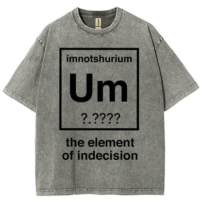 Element Of Indecision Vintage Distressed T-shirt
