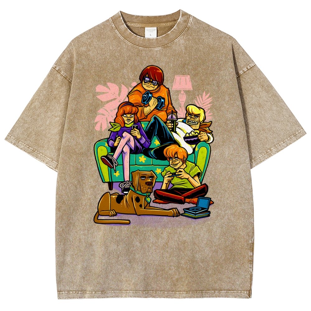 Stay Home Squad Vintage Distressed T-shirt