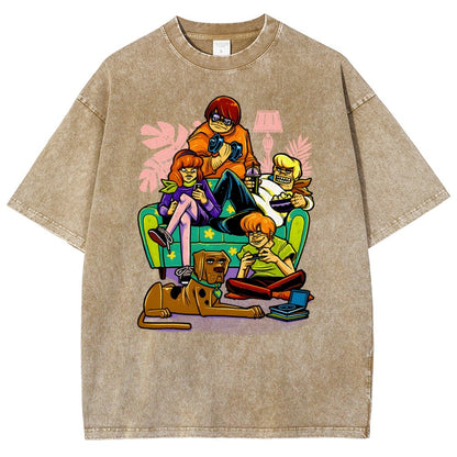 Stay Home Squad Vintage Distressed T-shirt