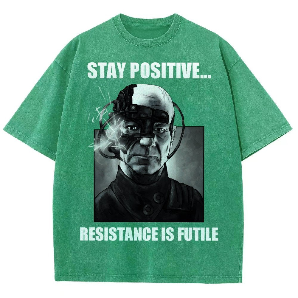 Stay positive... Persistence is key Vintage Distressed T-shirt