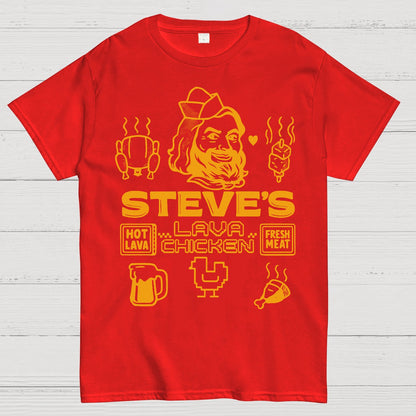Steve's Lava Chicken Geek T-Shirt
