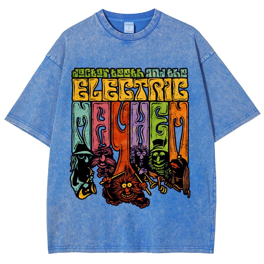 The Psychedelic Mayhem Vintage Distressed T-shirt